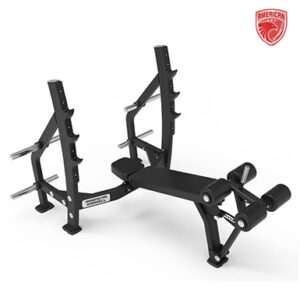 Plate-Loaded Decline Olympic Bench (Standard Flat Black) Version 2